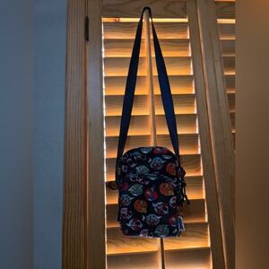 Colorful Character Print Messenger Bag